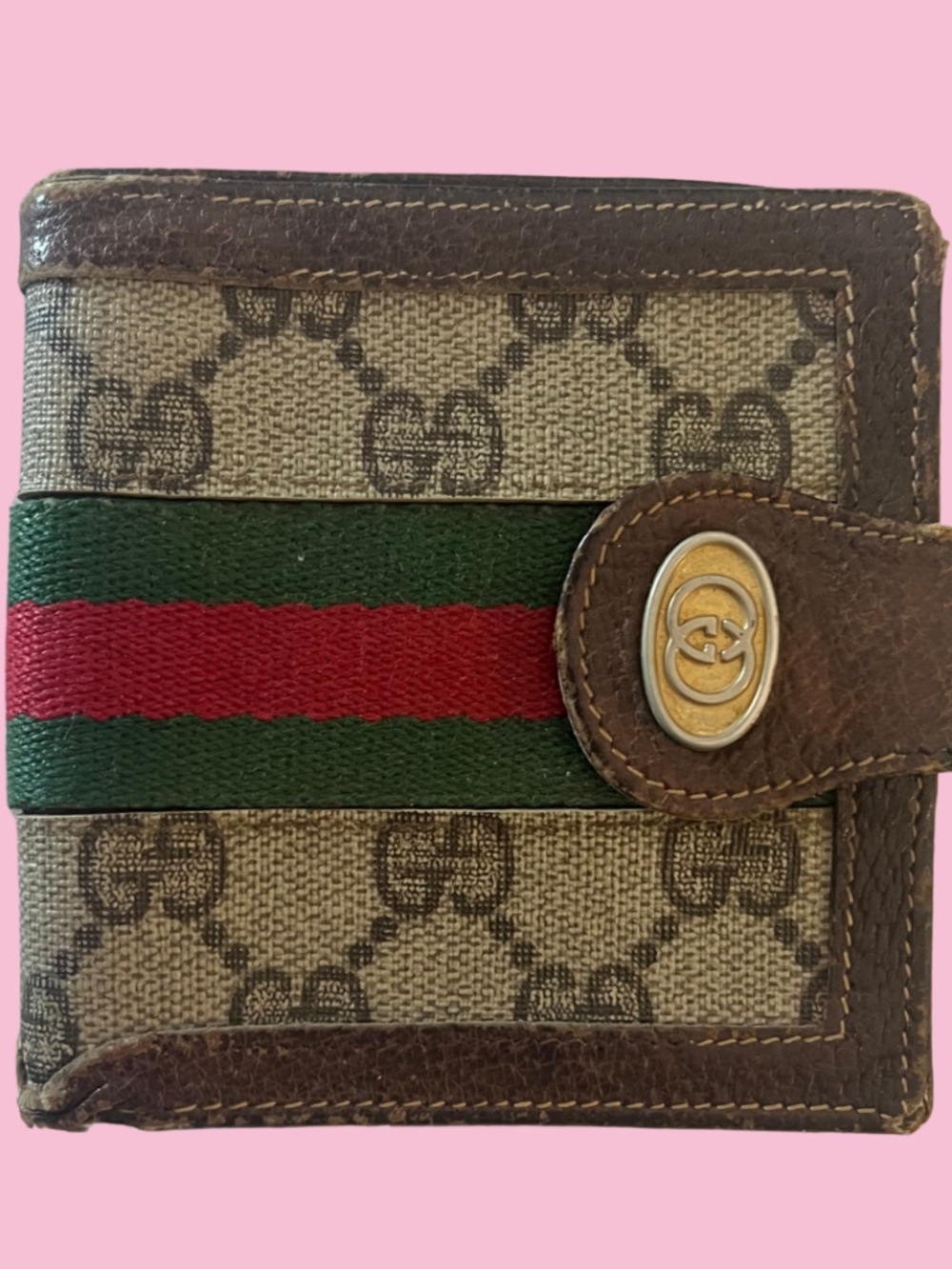 Gucci Vintage Bifold Unisex Wallet